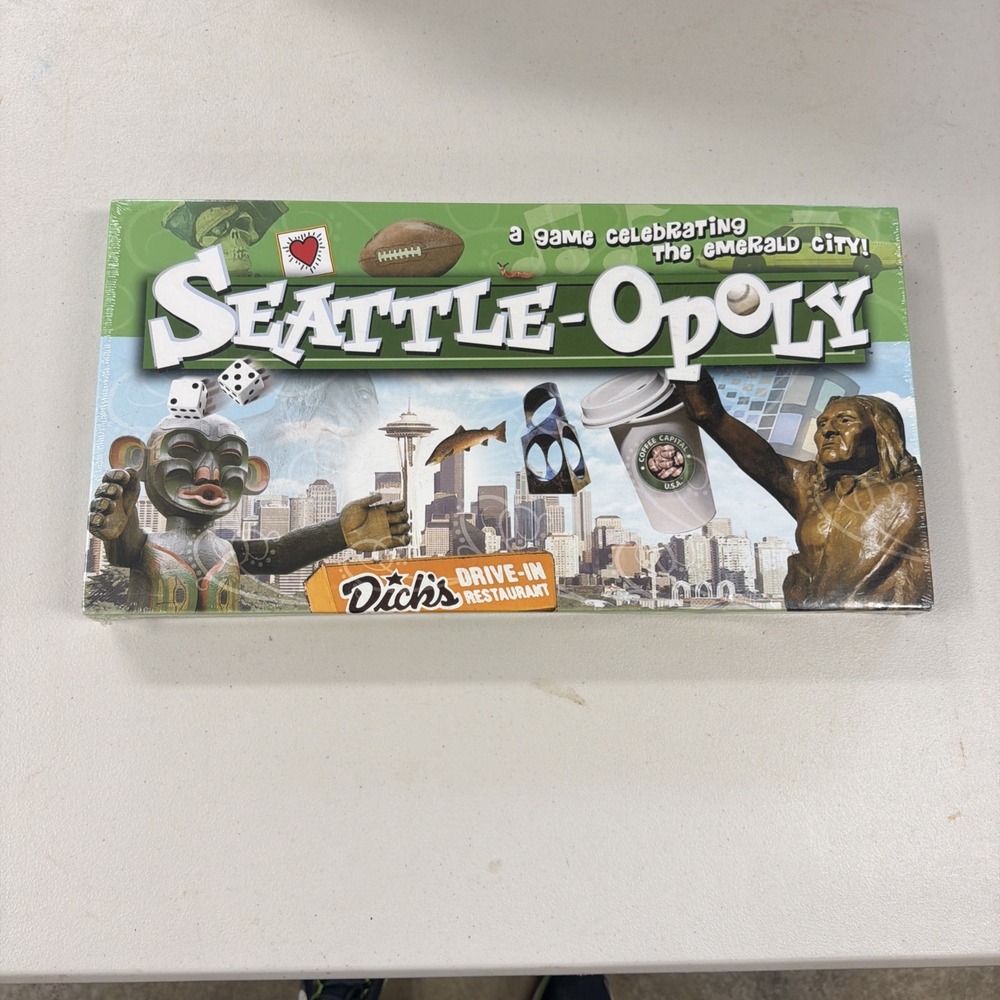 Seattle-opoly By Late For The Sky New!